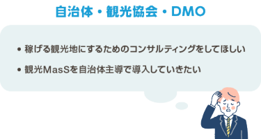 自治体・観光協会・DMO