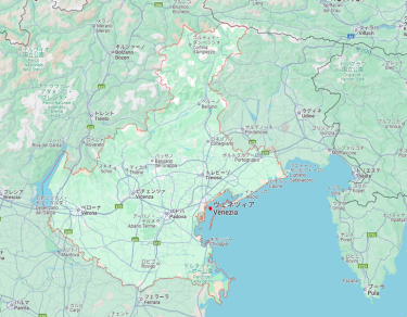 ヴェネト州の魔法：水と空に囲まれたモザイクの風景画