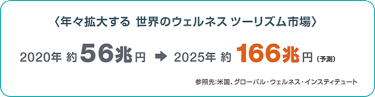 ウェルネスツーリズムの動向